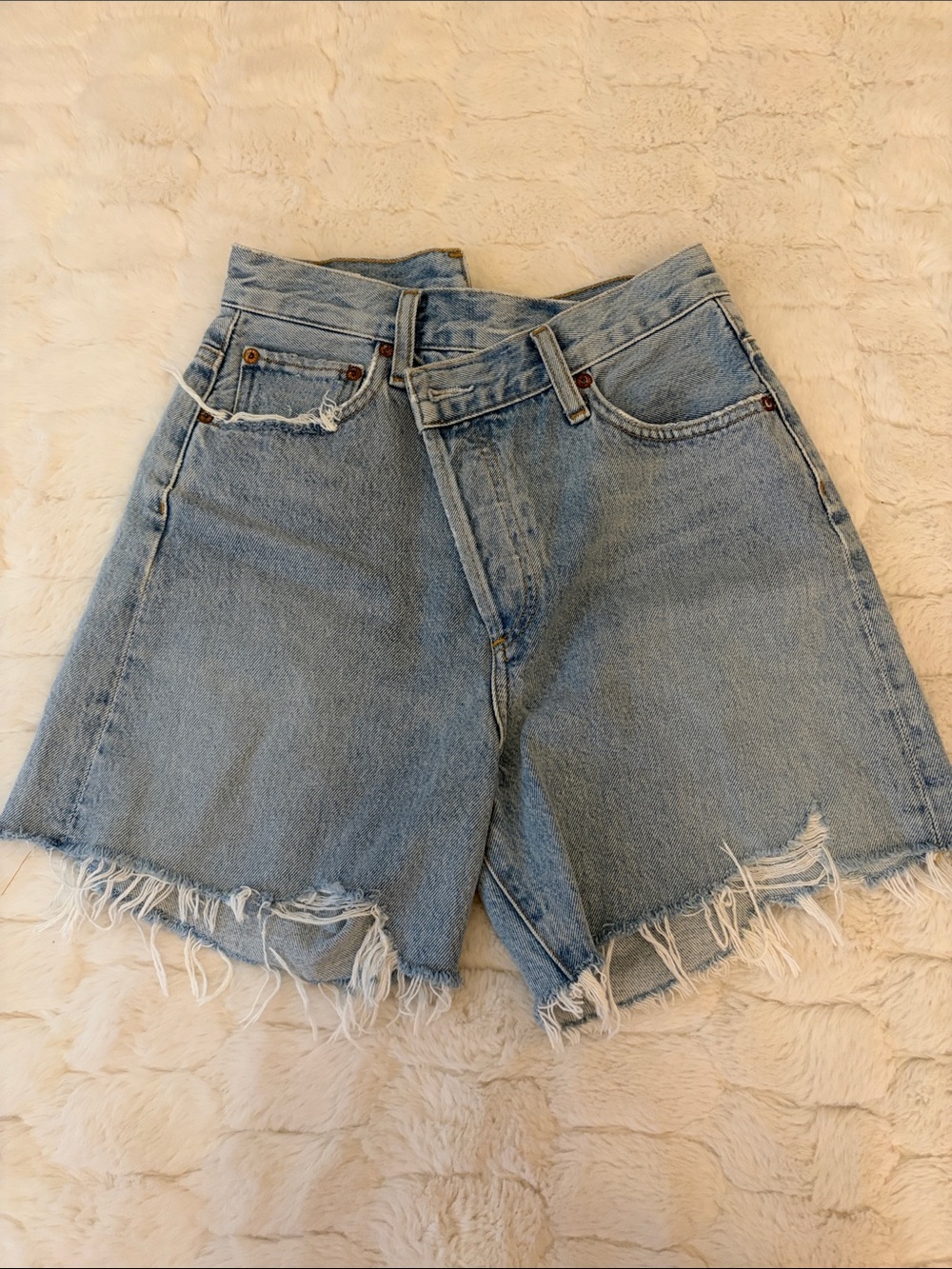 New Agolde Criss Cross Short